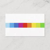 ローラーを手に制服を着た画家 名刺 (裏面)