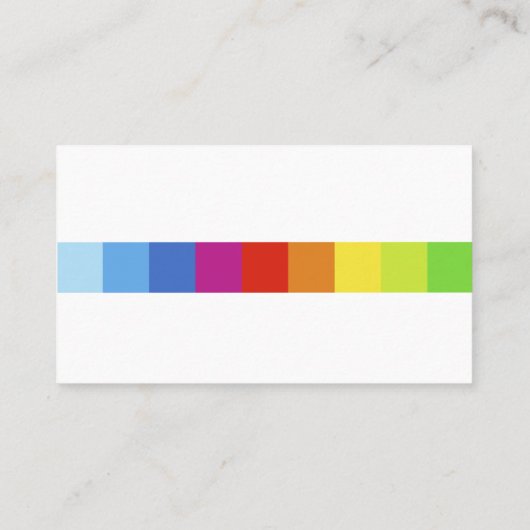 ローラーを手に制服を着た画家 名刺 (裏面)