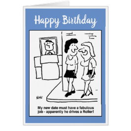 ローラーを運転するデートを待つ女性