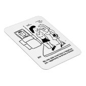 ローラーを運転するデートを待つ女性 マグネット (右側)