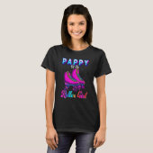 ローラーガールローラースケートで滑る誕生日PのPappy Tシャツ (正面フル)