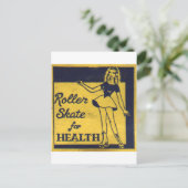 ローラーガール ポストカード (スタンド正面)