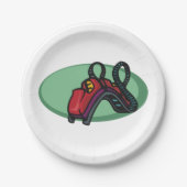 ローラーコアスター ペーパープレート (正面)