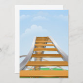 ローラーコアスター 招待状 (正面/裏面)