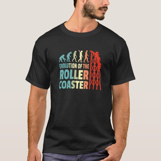 ローラーコースターのおもしろいローラーコースター Tシャツ (正面)