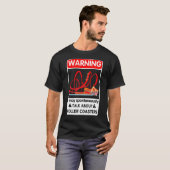 ローラーコースターデザインローラーコースター愛する人 Tシャツ (正面フル)