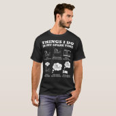 ローラーコースター私の空き時間テーマP Tシャツ (正面フル)