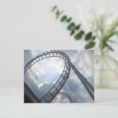 ローラーコースター葉書 ポストカード (スタンド正面)