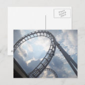 ローラーコースター葉書 ポストカード (正面/裏面)