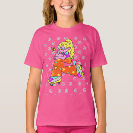 ローラースケーター ガール Tシャツ