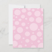 ローラースケートで滑るの女の子の誕生会の招待 招待状 (裏面)