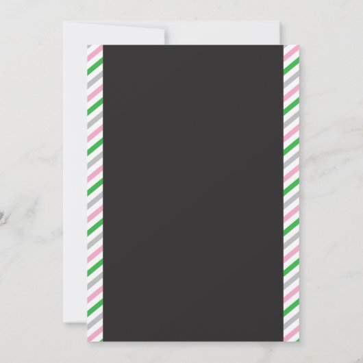 ローラースケートで滑るの誕生日の招待状の誕生会 招待状 (裏面)