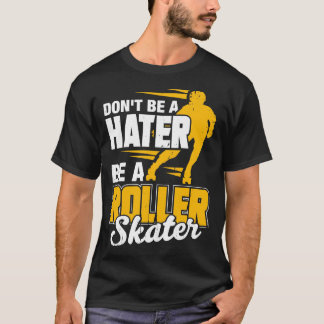 ローラースケートで滑るクワッドスケートスケーターの贈り物 Tシャツ