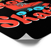 ローラースケートで滑るサンシャイン&ローラースケートで滑る1970S ポスター (角)