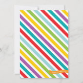 ローラースケートで滑るボーイガールバースデーパーティー 招待状 (裏面)