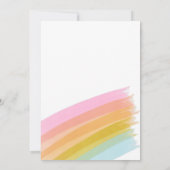 ローラースケートで滑る誕生日パーティーへの招待 招待状 (裏面)