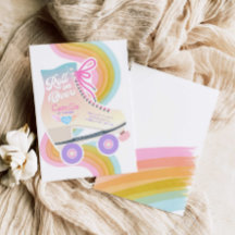 ローラースケートで滑る誕生日パーティーへの招待