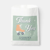 ローラースケートで滑る誕生日パーティー フェイバーバッグ (正面)