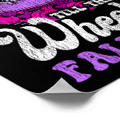 ローラースケートで滑る転がは車まで一緒に ポスター (角)