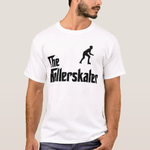 ローラースケートで滑る Tシャツ
