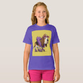 ローラースケートに基づくナターシャ・アメリカ Tシャツ (正面フル)