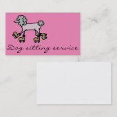 ローラースケートのグレープードル犬の名刺 名刺 (正面/裏面)