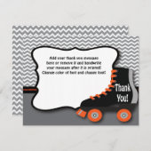 ローラースケートのサンキューカード サンキューカード (正面/裏面)