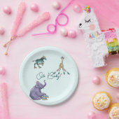 ローラースケートのベビーシャワープレート ペーパープレート (パーティー)