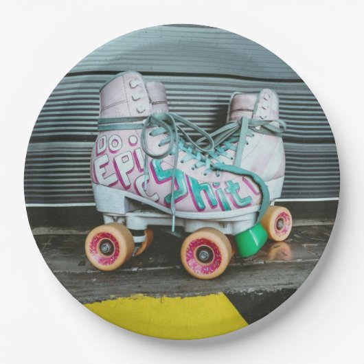 ローラースケートの叙事詩 ペーパープレート (正面)