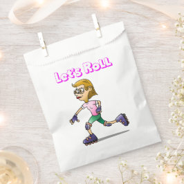 ローラースケートの少女 フェイバーバッグ