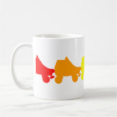 ローラースケートの虹 コーヒーマグカップ (左)