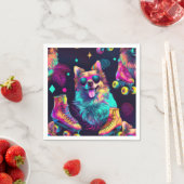 ローラースケートディスコ スタンダードカクテルナプキン (インサイチュ)