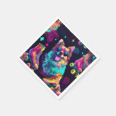 ローラースケートディスコ スタンダードカクテルナプキン (角)