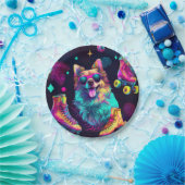 ローラースケートディスコ ペーパープレート (パーティー)