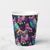 ローラースケートディスコ 紙コップ (裏面)