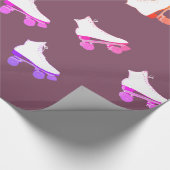 ローラースケートパターンラッピング紙 ラッピングペーパー (角)