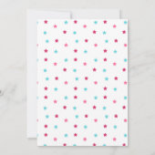 ローラースケートパーティー ローラースケート 誕生日 招待状 (裏面)