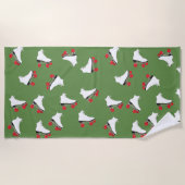 ローラースケートビーチタオル ビーチタオル (正面)