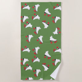 ローラースケートビーチタオル ビーチタオル