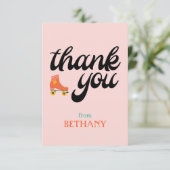 ローラースケートフラットサンキューカード サンキューカード (スタンド正面)