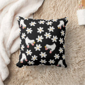 ローラースケートフローラブラックローラースケートのギフト クッション (ブランケット)