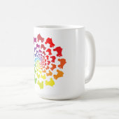 ローラースケートレインボーサークル コーヒーマグカップ (正面右)