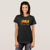 ローラースケートローラースケート80年代コーディネート70s P Tシャツ (正面フル)