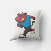 ローラースケート付きインラインスケートで滑るでブル クッション (裏面)