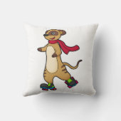 ローラースケート付きスケーターとしてのメルカット クッション (裏面)