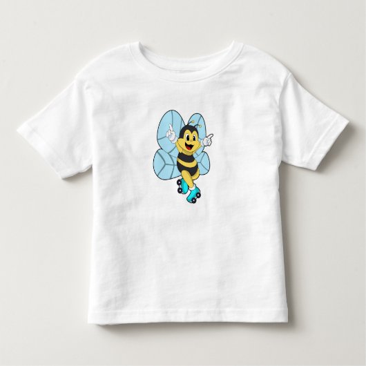 ローラースケート付きビー トドラーTシャツ (正面)