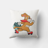 ローラースケート付き犬 クッション (裏面)