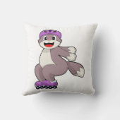 ローラースケート付き猫 クッション (裏面)