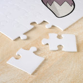 ローラースケート付き猫 ジグソーパズル (側面)