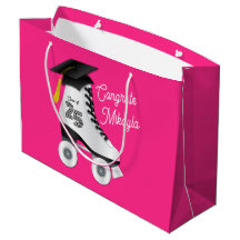 ローラースケート卒業パーティースケートで滑るピンク